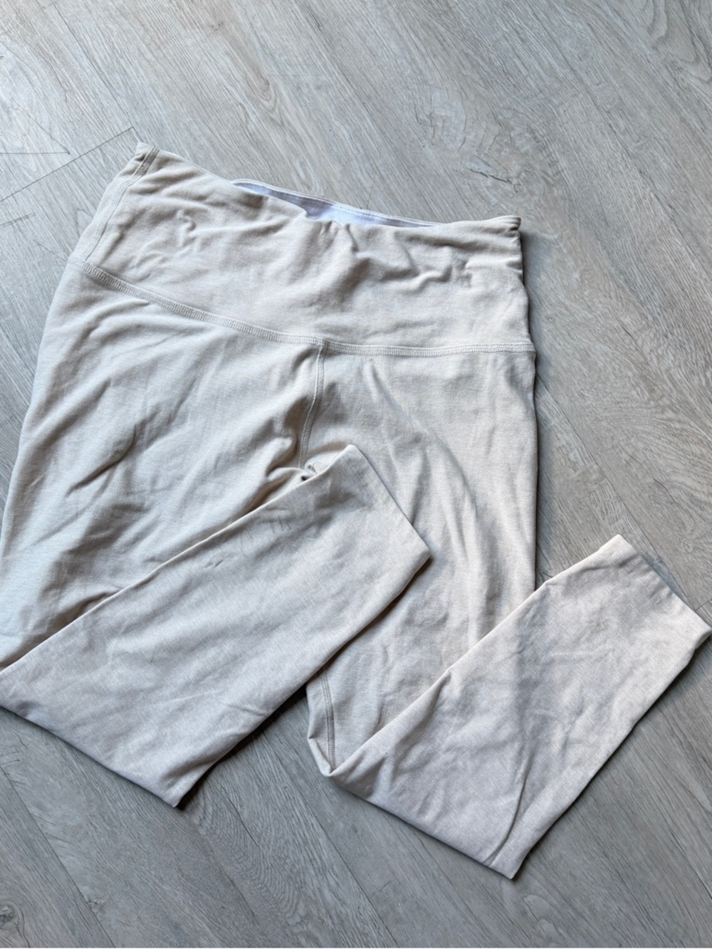 Beyond Yoga White High-Waist Leggings